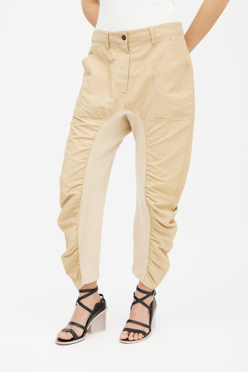 Stella McCartney Beige Drop Seat Trouser