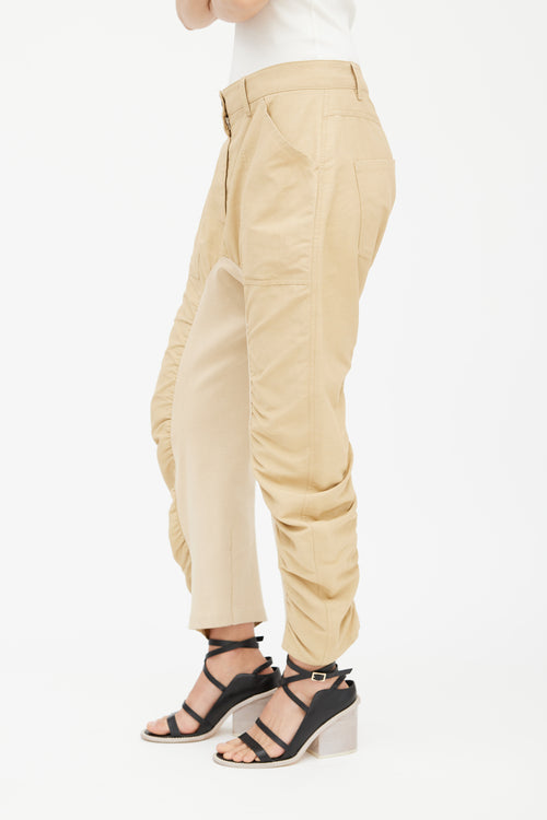 Stella McCartney Beige Drop Seat Trouser