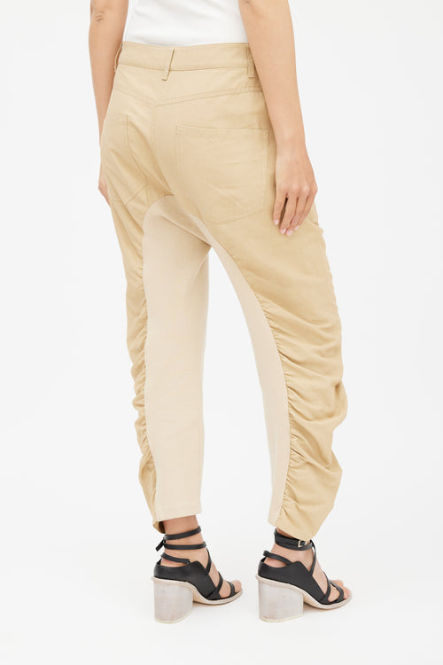 Stella McCartney Beige Drop Seat Trouser