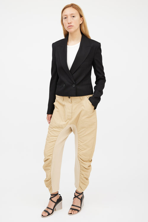 Stella McCartney Beige Drop Seat Trouser