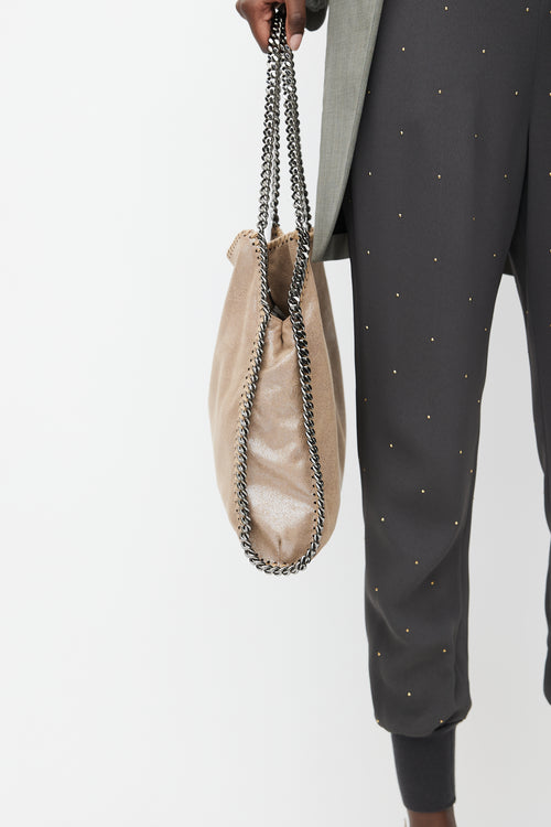 Stella McCartney Beige 
Silver Falabella Bag