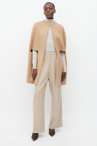 Stella McCartney Beige Wool Cape