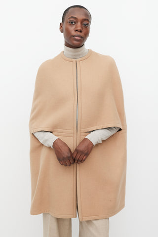 Stella McCartney Beige Wool Cape