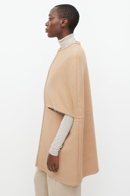 Stella McCartney Beige Wool Cape