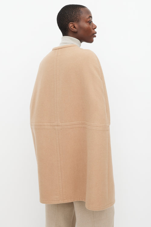 Stella McCartney Beige Wool Cape