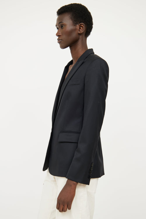 Stella McCartney Black Single Breasted Blazer