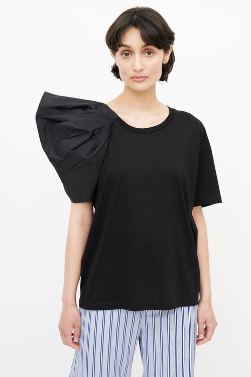 Stella McCartney Black Puffed Sleeve T-Shirt