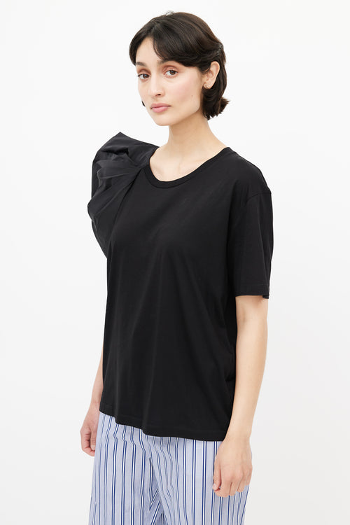 Stella McCartney Black Puffed Sleeve T-Shirt