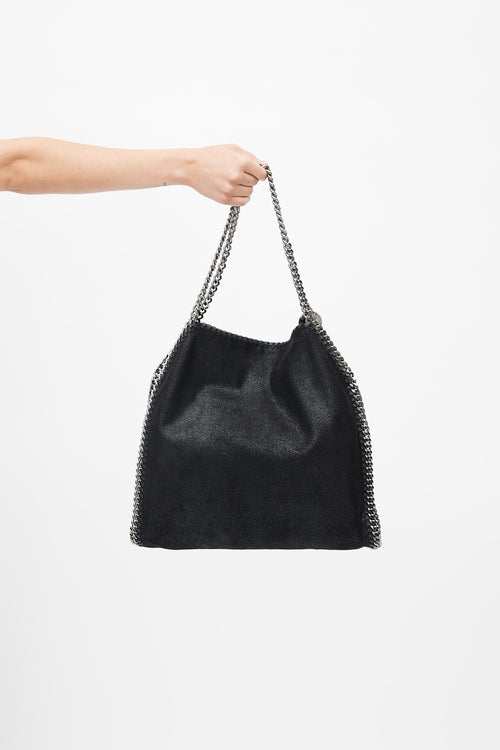 Stella McCartney Black 
Silver Falabella Tote Bag