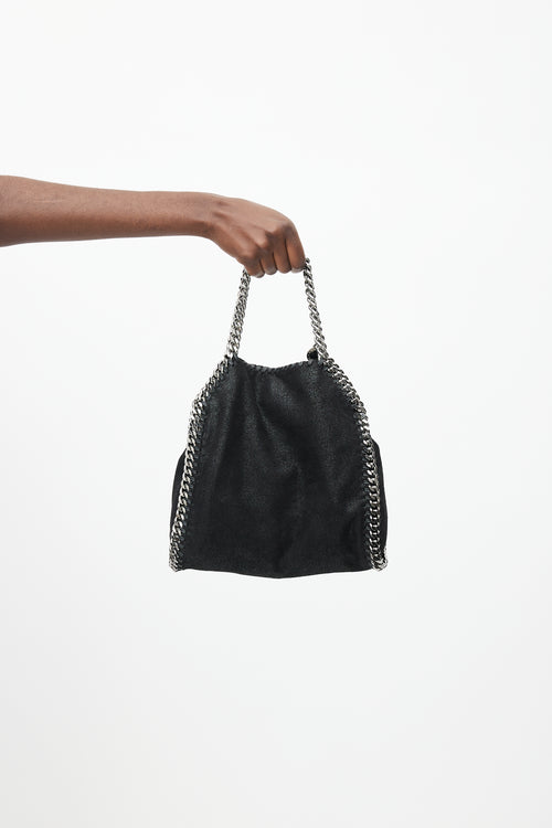 Stella McCartney Black 
Silver Small Falabella Bag