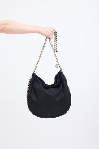 Stella McCartney Black Round Falabella Crossbody Bag