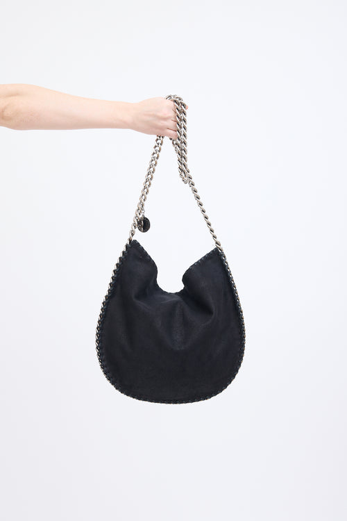 Stella McCartney Black Round Falabella Crossbody Bag