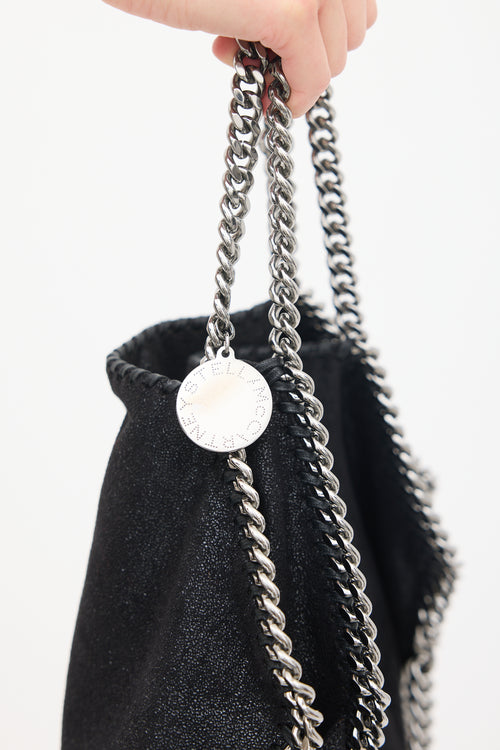 Stella McCartney Black Vegan Large Falabella Tote Bag