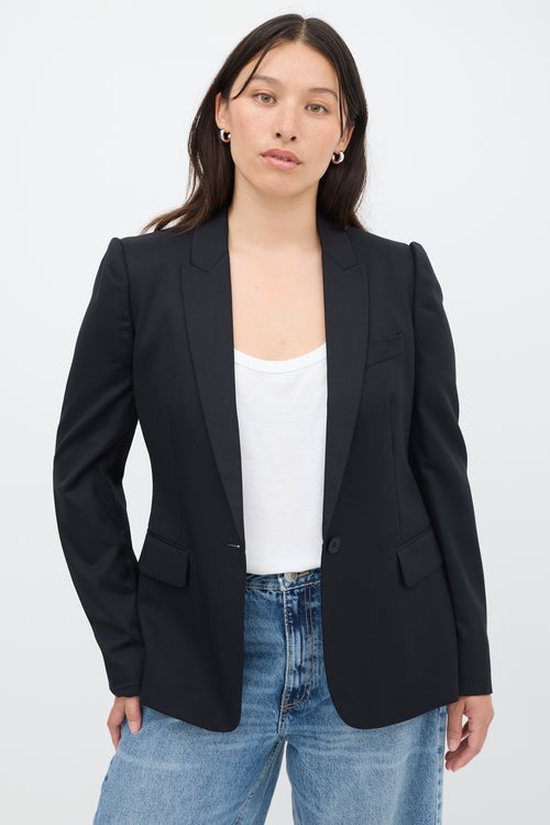 Stella McCartney Black Wool Three Pocket Blazer