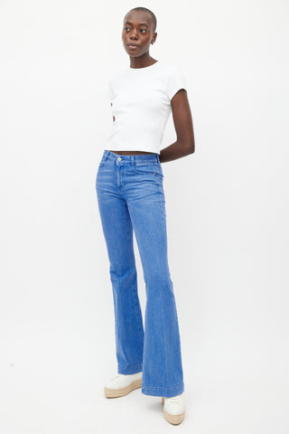 Stella McCartney Blue Flared Denim Jeans