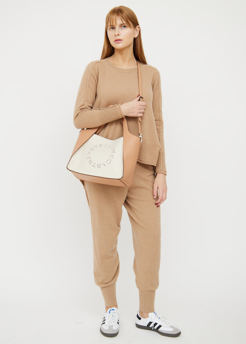 Stella McCartney Cream and Beige Tote Bag