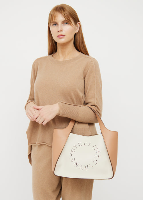 Stella McCartney Cream and Beige Tote Bag