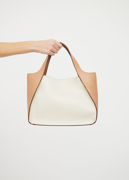 Stella McCartney Cream and Beige Tote Bag