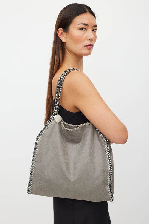 Stella McCartney Grey 
Silver Falabella Bag