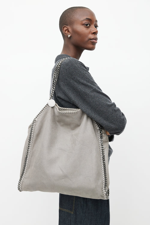 Stella McCartney Grey 
Silver Falabella Bag