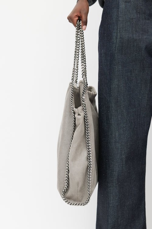 Stella McCartney Grey 
Silver Falabella Bag