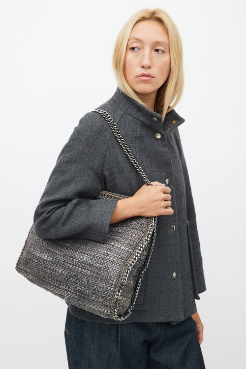 Stella McCartney Grey Tweed Falabella Bag