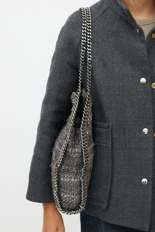 Stella McCartney Grey Tweed Falabella Bag