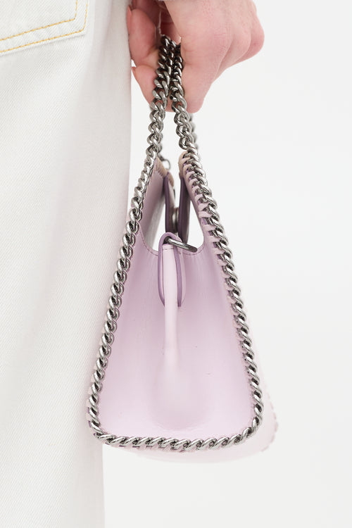 Stella McCartney Light Purple Faux Leather Fallabella Crossbody Bag