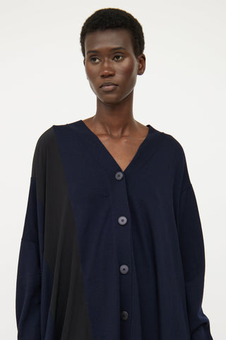 Stella McCartney Navy 
Black Long Cardigan