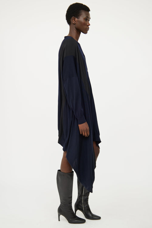 Stella McCartney Navy 
Black Long Cardigan