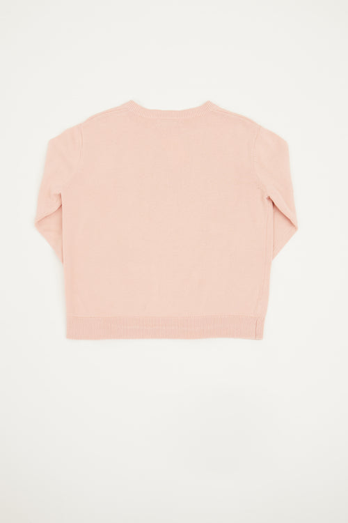 Stella McCartney Pink Strawberry Cardigan