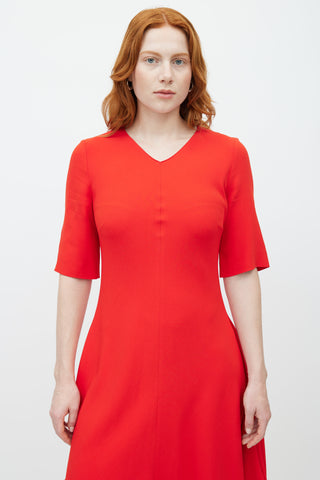 Stella McCartney Red Handkerchief Dress