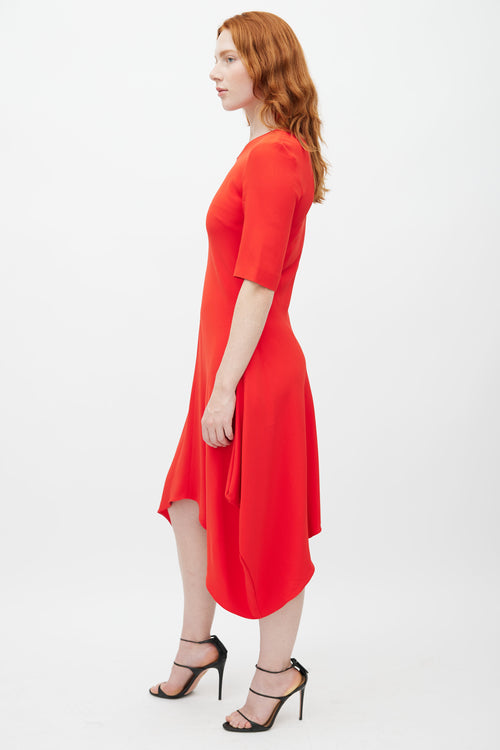 Stella McCartney Red Handkerchief Dress