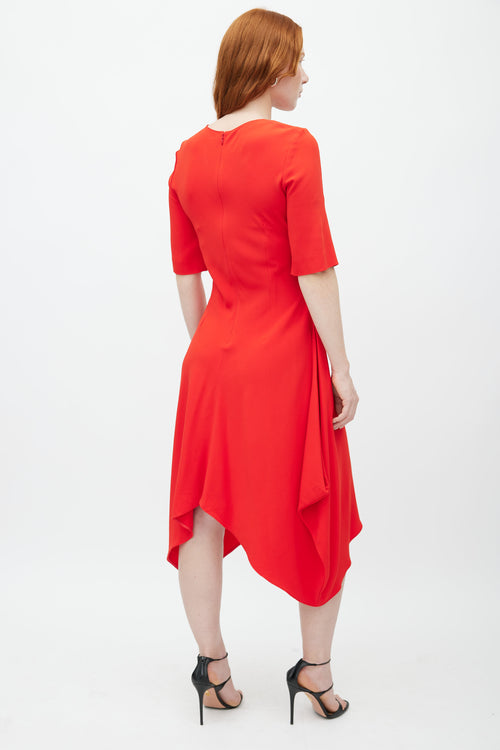 Stella McCartney Red Handkerchief Dress