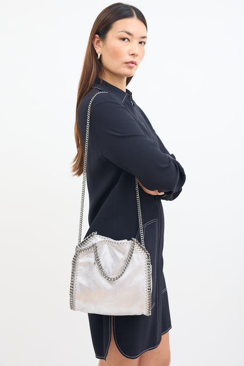 Stella McCartney Silver Falabella Mini Tote