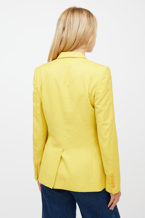 Stella McCartney Yellow Three Pocket Blazer