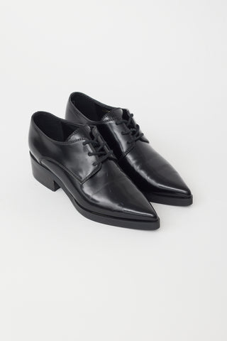 Stella McCartney Black Leather Derby