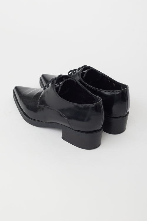 Stella McCartney Black Leather Derby