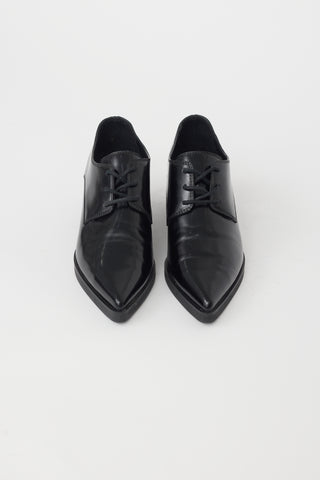 Stella McCartney Black Leather Derby