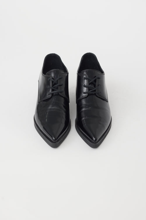 Stella McCartney Black Leather Derby