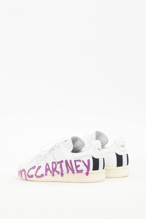 Stella McCartney X Adidas White Leather Stan Smith Sneaker