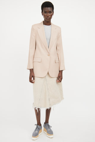 Stella McCartney Beige Three Pocket Blazer