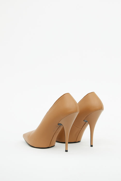 Stella McCartney Brown Vegan Leather Scarpa Sligo Pump