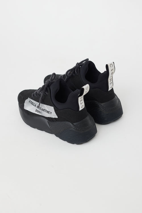 Stella McCartney Black 
Silver Farga Chunky Sneaker