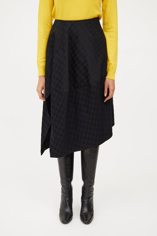 Stella McCartney Black Pattern A Line Skirt