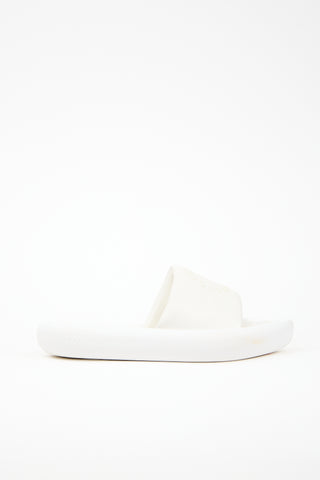 Stella McCartney Faux Leather Air Logo Slide