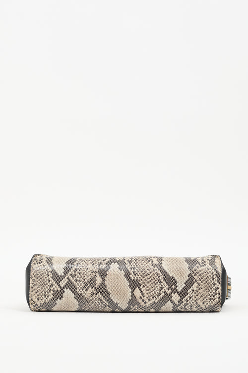 Stella McCartney Black 
Multi Vegan Leather Clutch