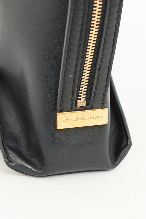 Stella McCartney Black 
Multi Vegan Leather Clutch