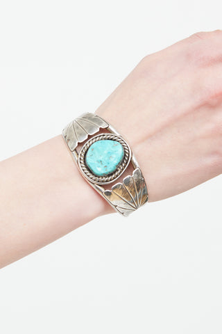 VSP Archive Sterling Silver 
Turquoise Cuff