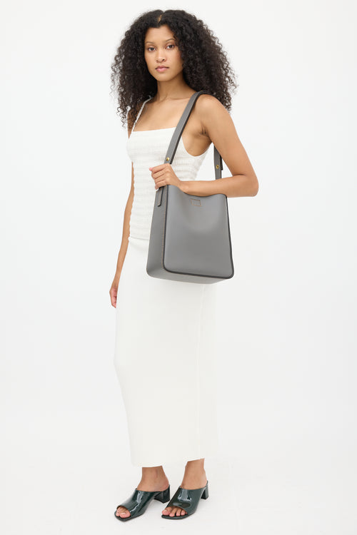 Stiebich 
Reith Grey Leather Tote